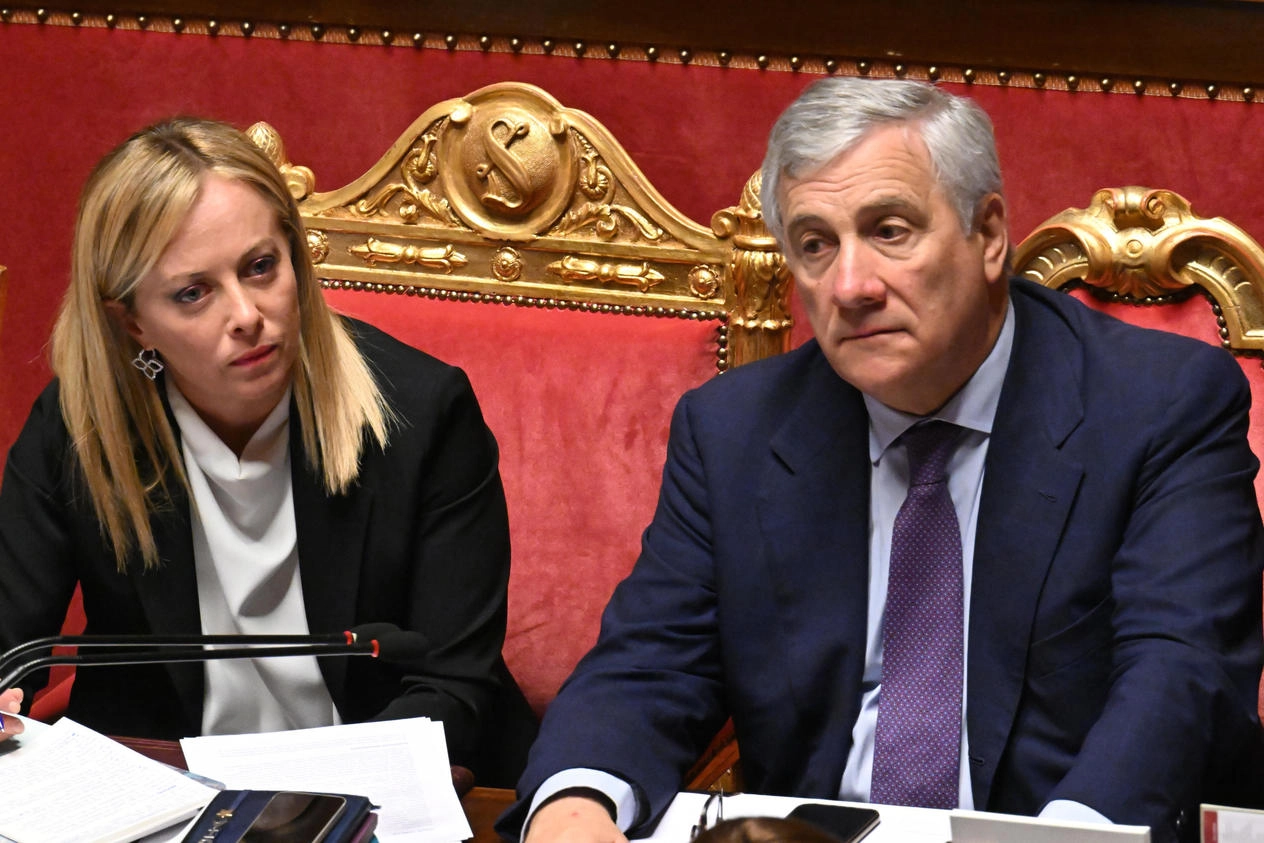 Giorgia Meloni e Antonio Tajani (Ansa)