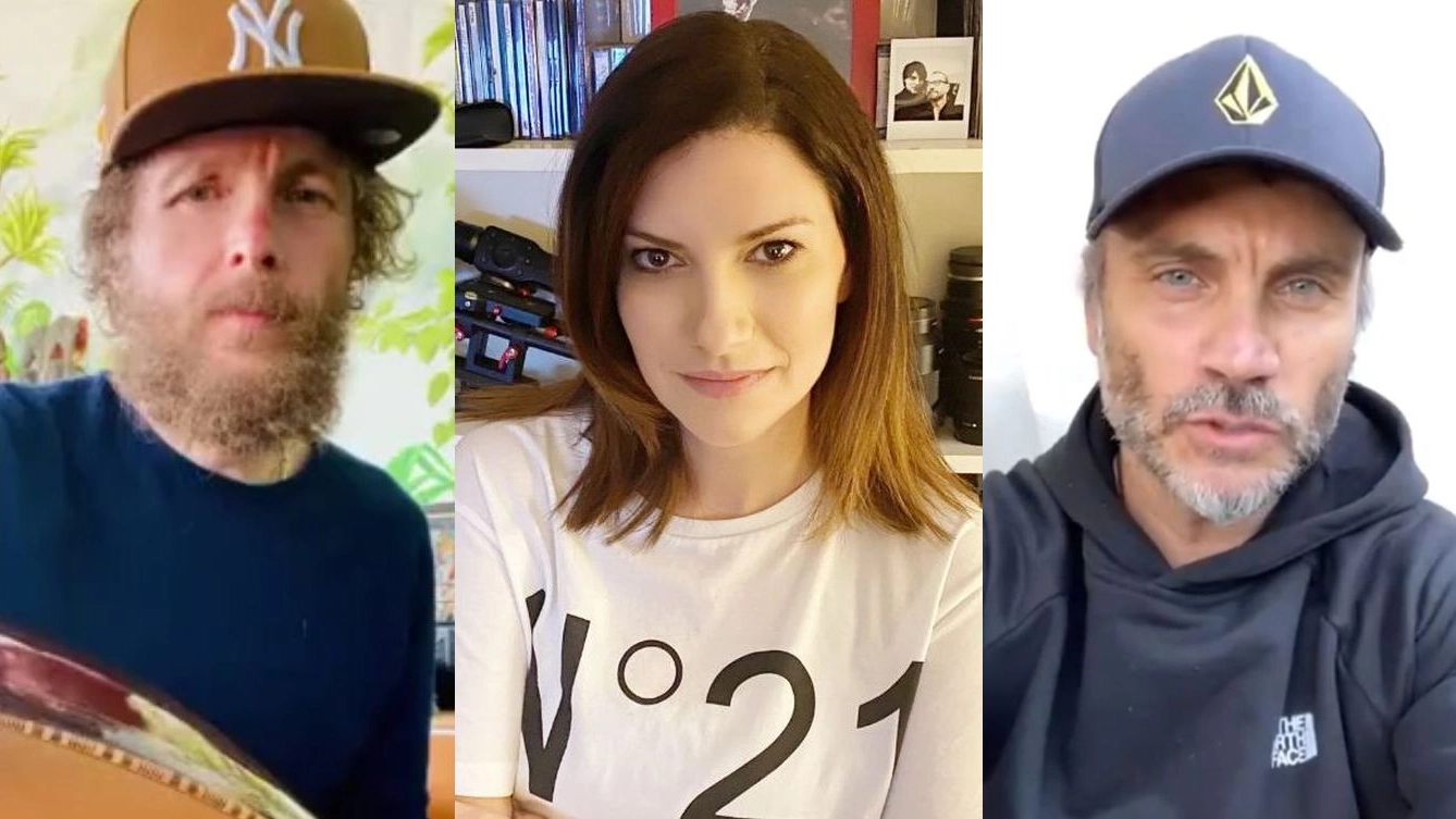 Coronavirus: Jovanotti, Laura Pausini, Nek nei loro appelli per stare a casa (Twitter)