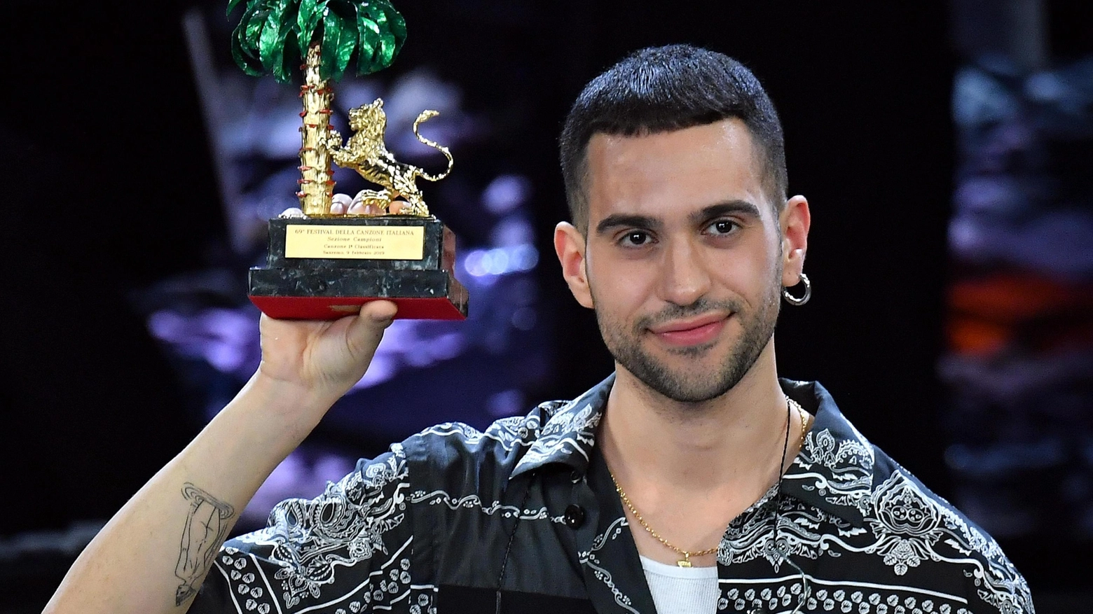 Mahmood, vincitore si Sanremo, rappresenta l'Italia all'Eurovision 2019 (Ansa)