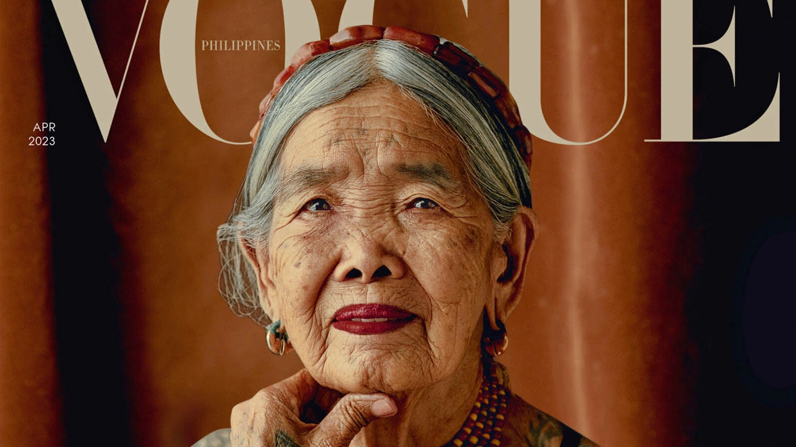 Apo Whang-Od sulla copertina di Vogue Philippines 