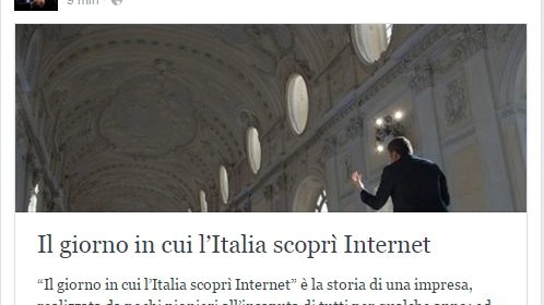 Matteo Renzi annuncia l'Internet Day (Dire)