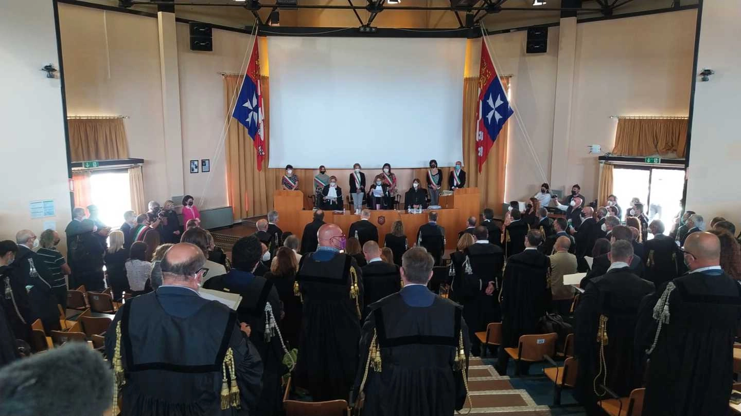 Processo ex Ilva: la lettura della sentenza della Corte d'Assise di Taranto (Ansa)
