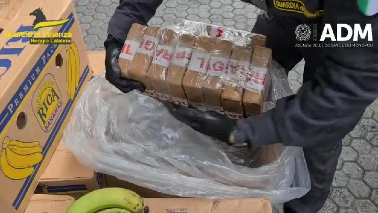 Sequestrate quasi 3 tonnellate cocaina nel porto di Gioia Tauro