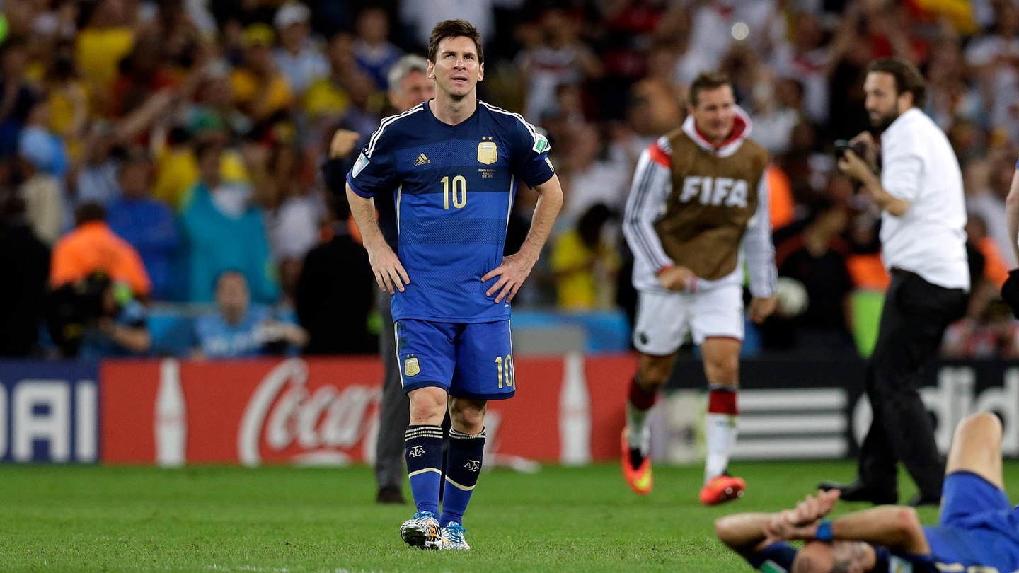 La delusione stampata sul volto di Messi (Ap)