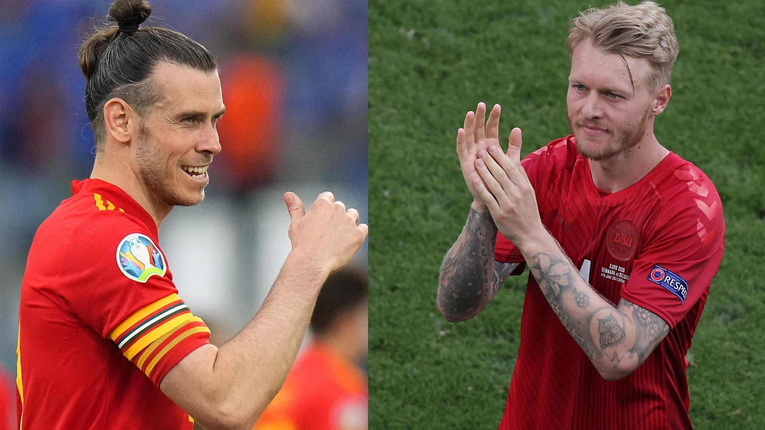 Bale e Kjaer saranno protagonisti domani di Galles-Danimarca