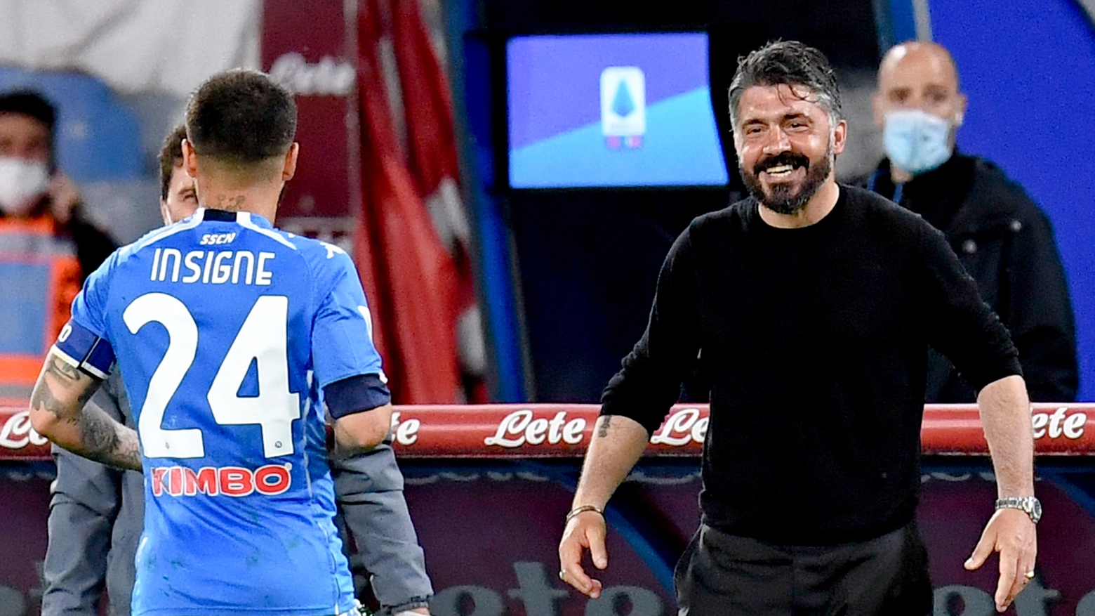 Gattuso sorride a Insigne