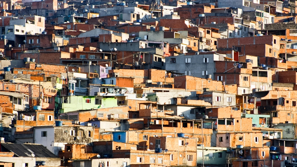 Le favelas di San Paolo, in Brasile