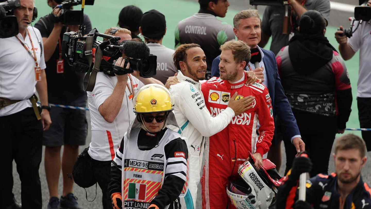 Hamilton e Vettel (Ansa)