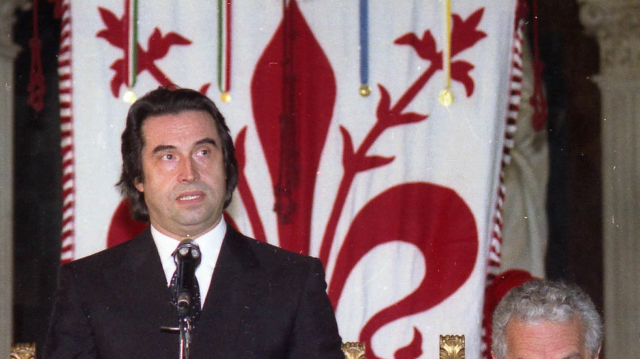 Riccardo Muti a Firenze in una foto d'archivio