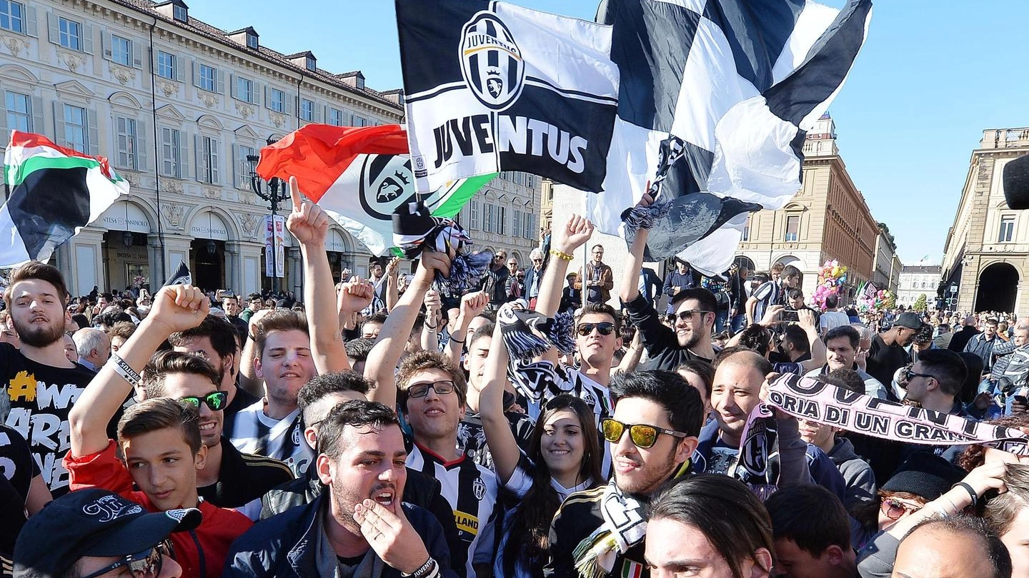 Juventus, la festa scudetto (Ansa)