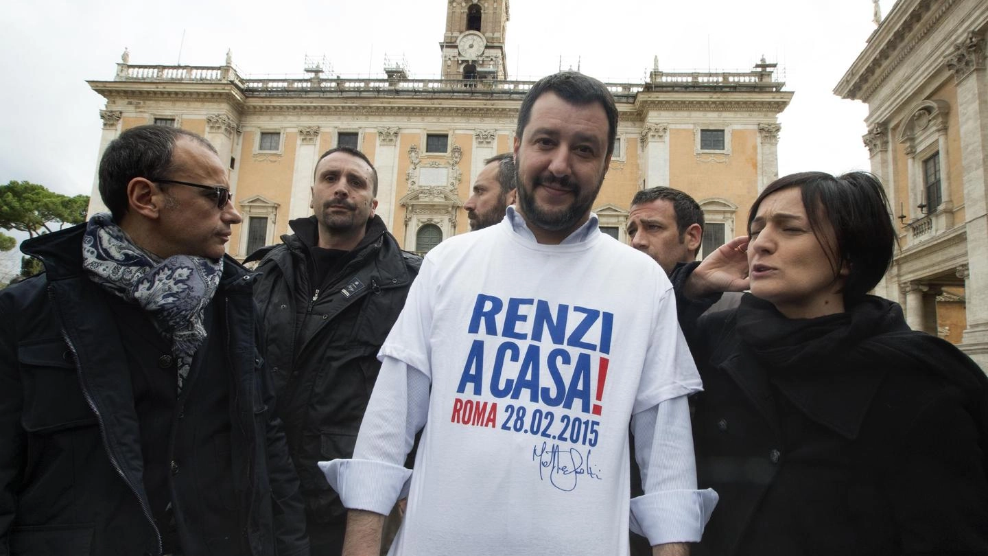 Matteo Salvini, leader della Lega (Ansa)