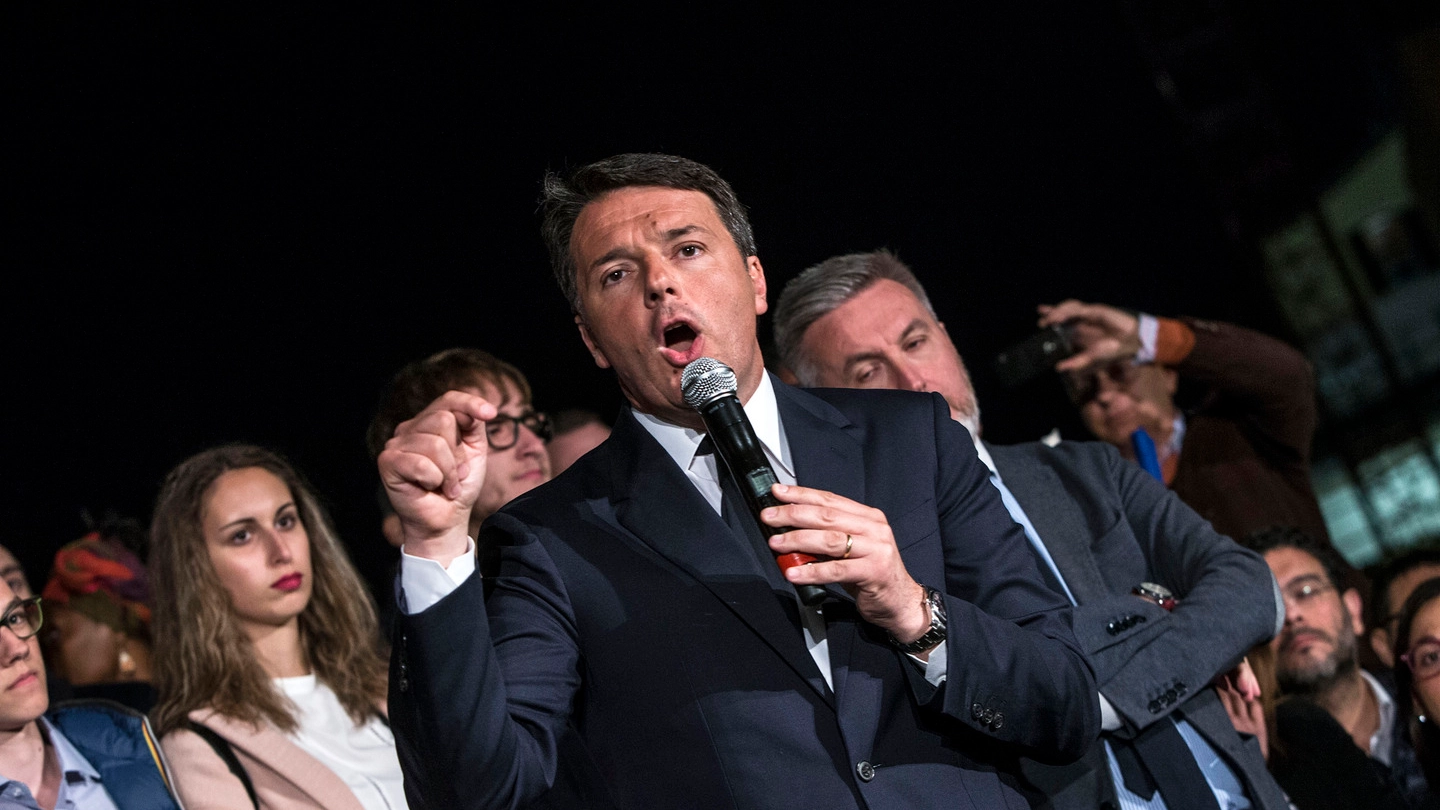 Primarie Pd, la festa di Matteo Renzi (ImagoE)