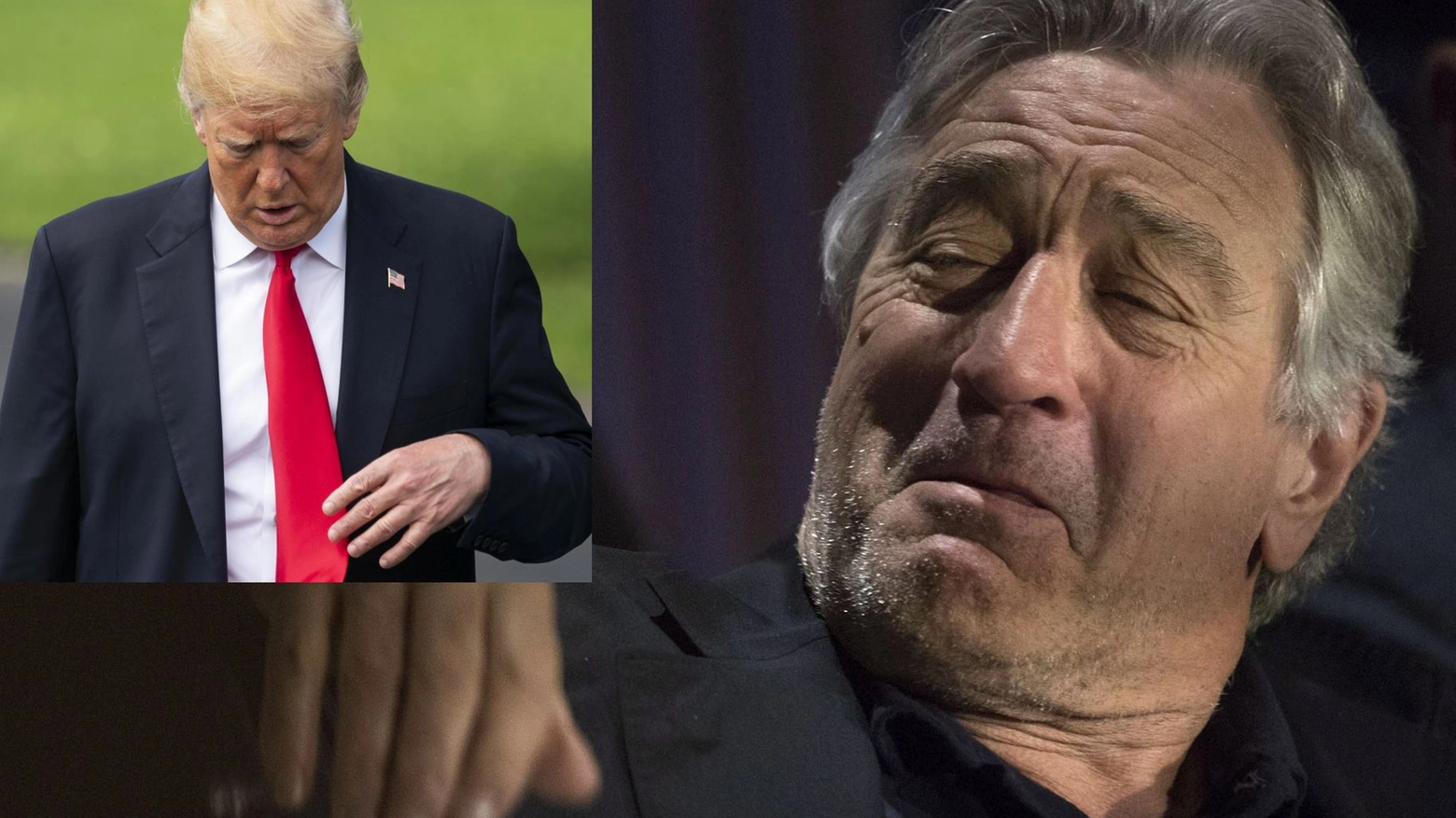 Donald Trump e Robert De Niro (combo)