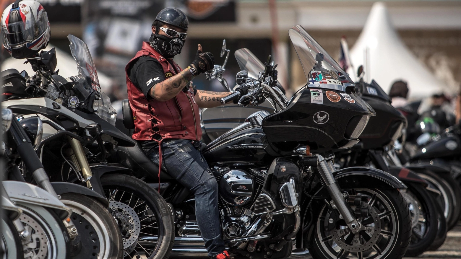 Raduno Harley-Davidson (Ansa)