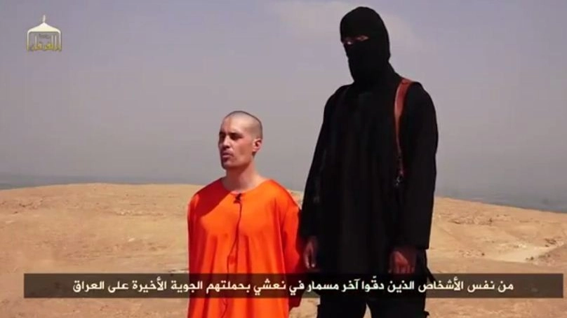 Il reporter Usa James Foley nel video girato dagli jihadisti 
