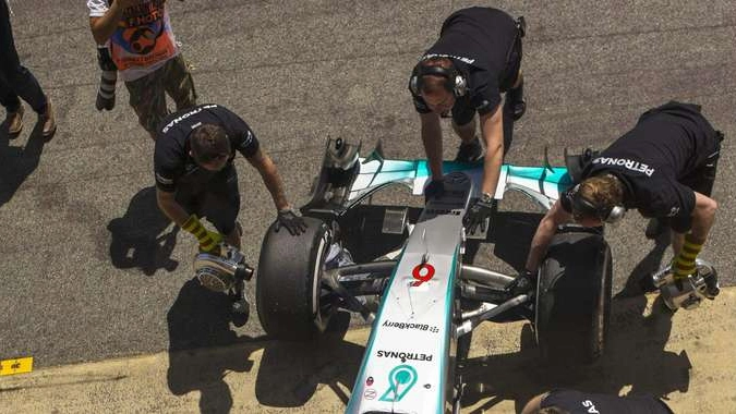 F1: test Montmelò, Rosberg protagonista