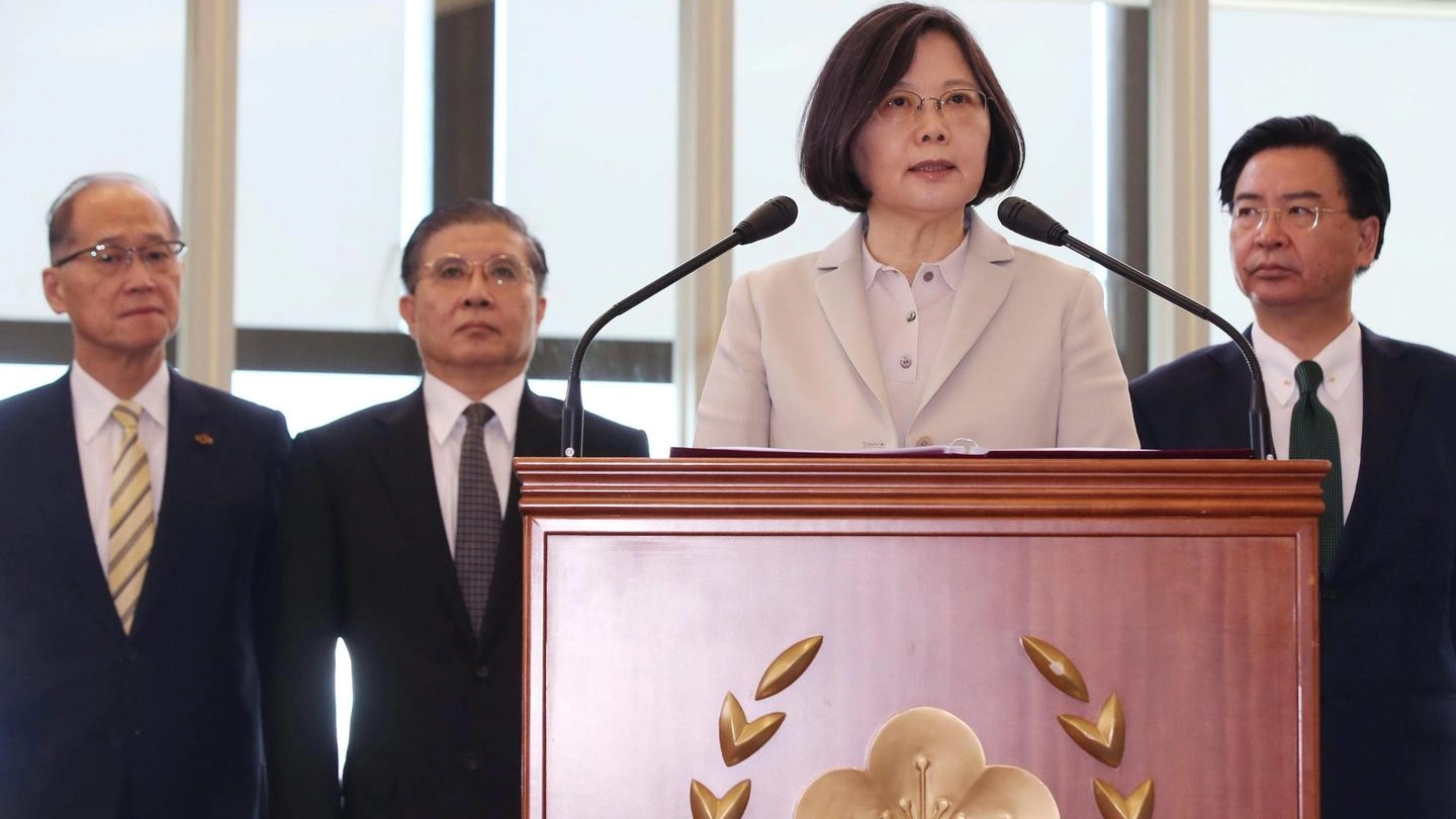 Tsai Ing-Wen, il neo presidente di Taiwan (Ansa)