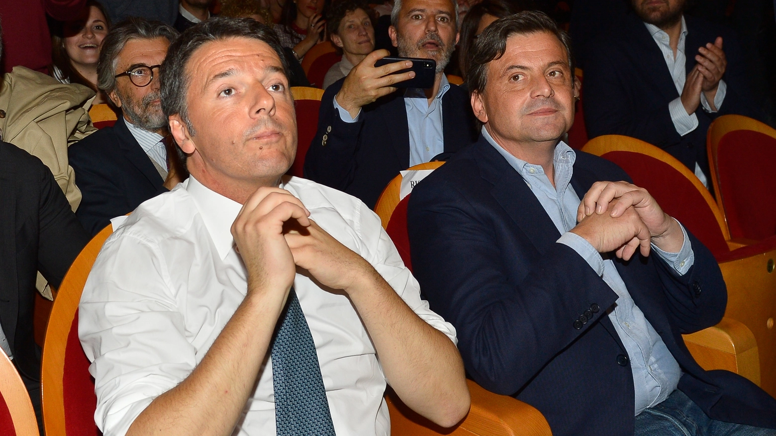 Matteo Renzi e Carlo Calenda (NewPress)