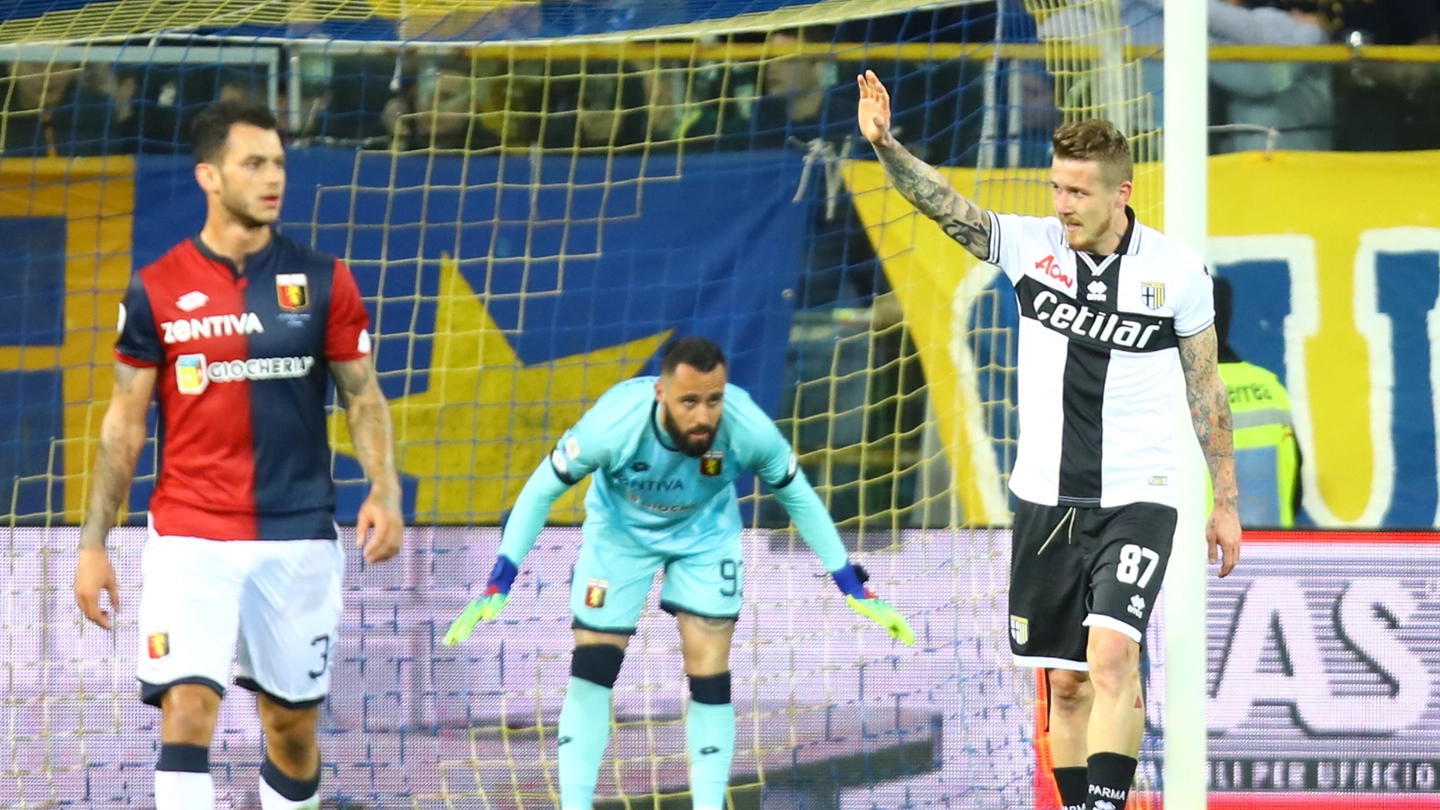 Parma-Genoa, Kucka in gol (Lapresse)
