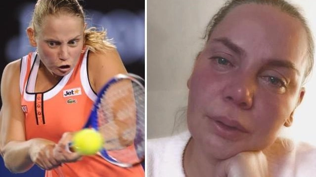 L’ex tennista croata Jelena Dokic, 39 anni, quando giocava e in lacrime sui social 