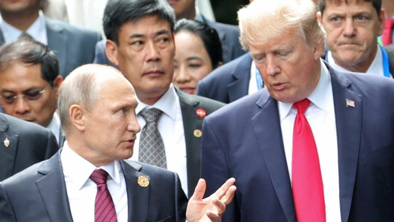 Vladimir Putin e Donald Trump (foto Ansa)