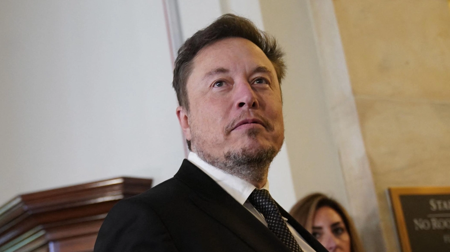 Elon Musk all'udienza del Congresso usa sull'intelligenza artificiale, a Washington