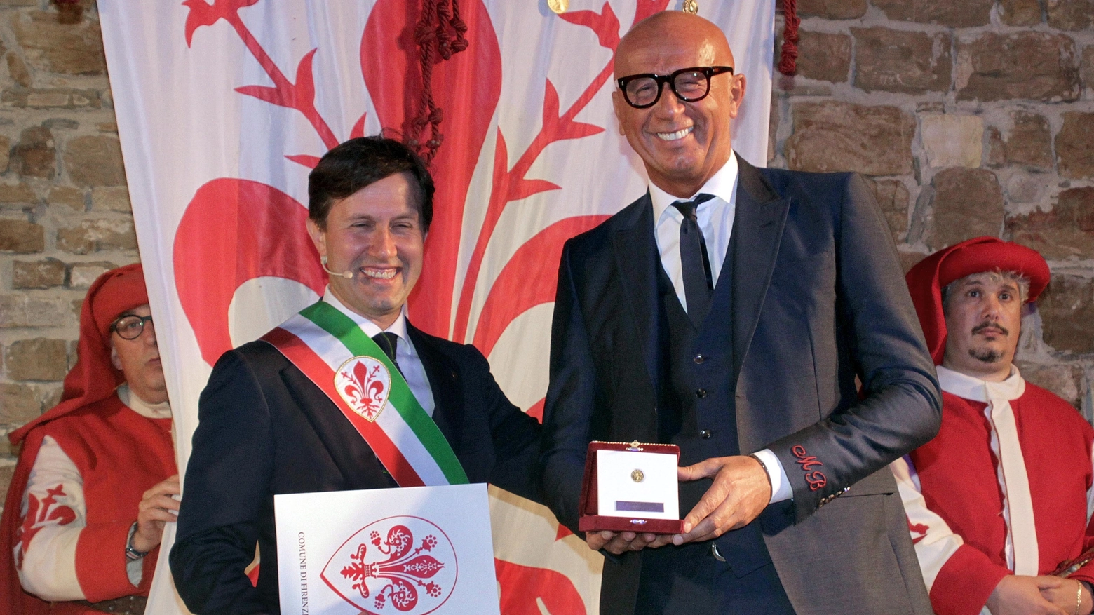 Marco Bizzarri riceve il Fiorino d'oro (Pressphoto)