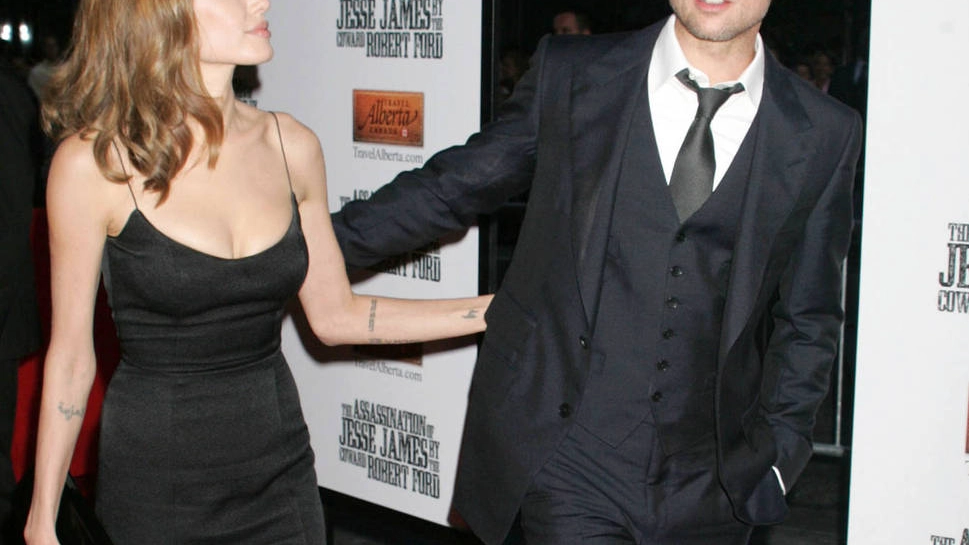 Brad Pitt e Angelina Jolie (Olycom)