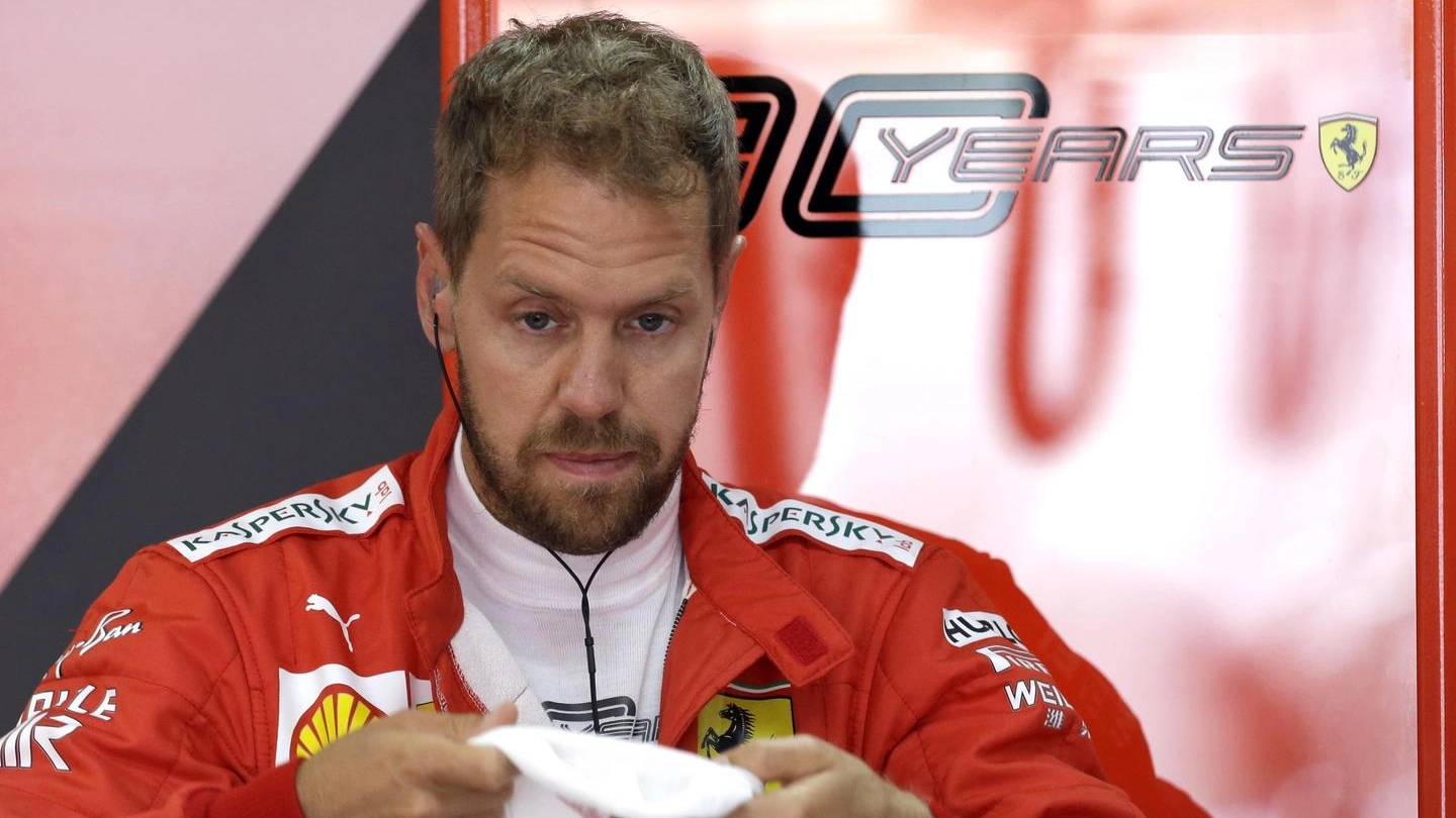 Sebastian Vettel, pilota Ferrari (Ansa)