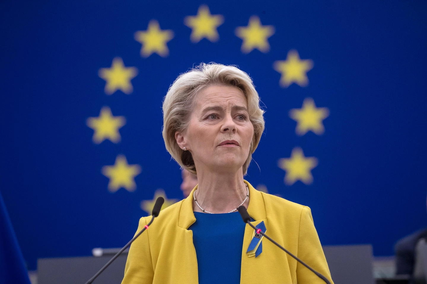 Ursula von der Leyen, presidente della Commissione europea (Ansa)
