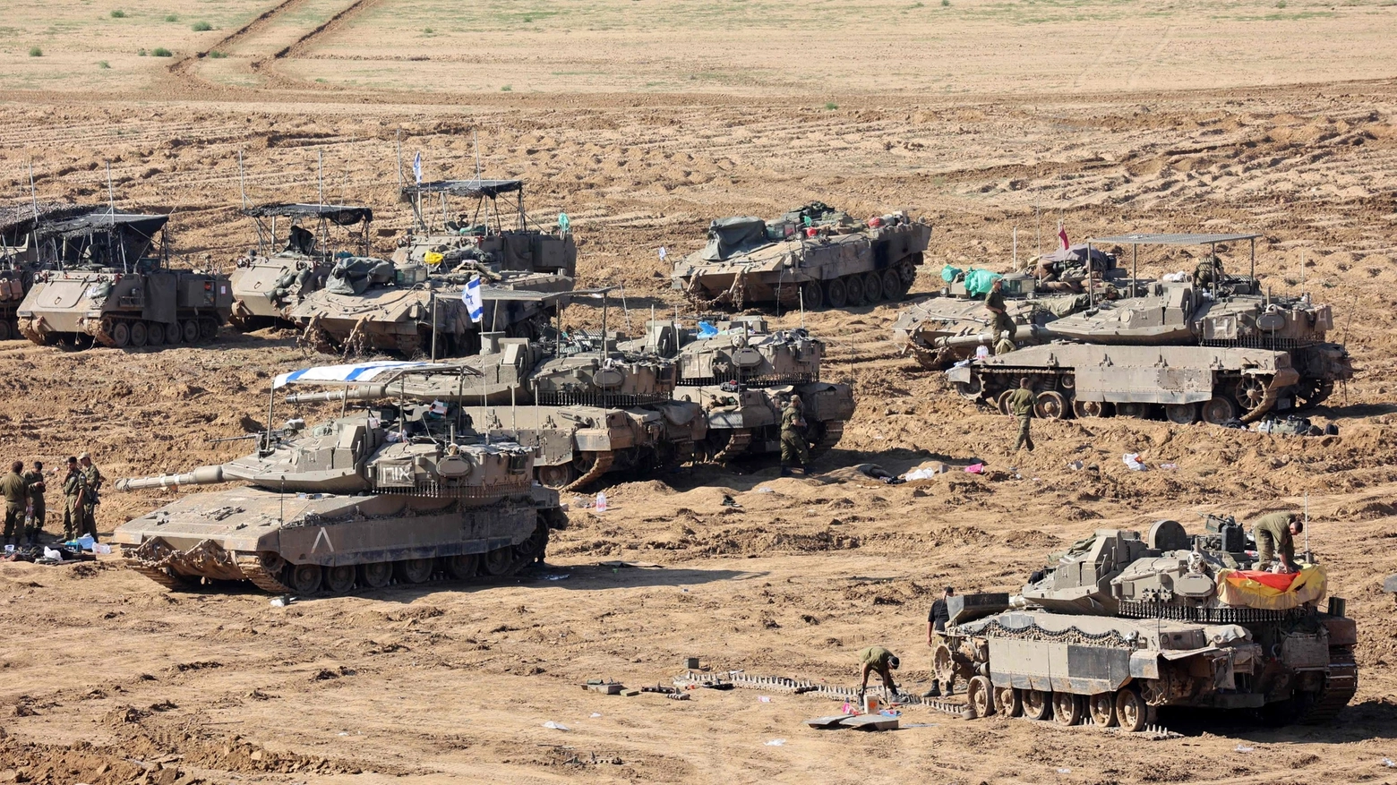 Truppe israeliane nella Striscia di Gaza