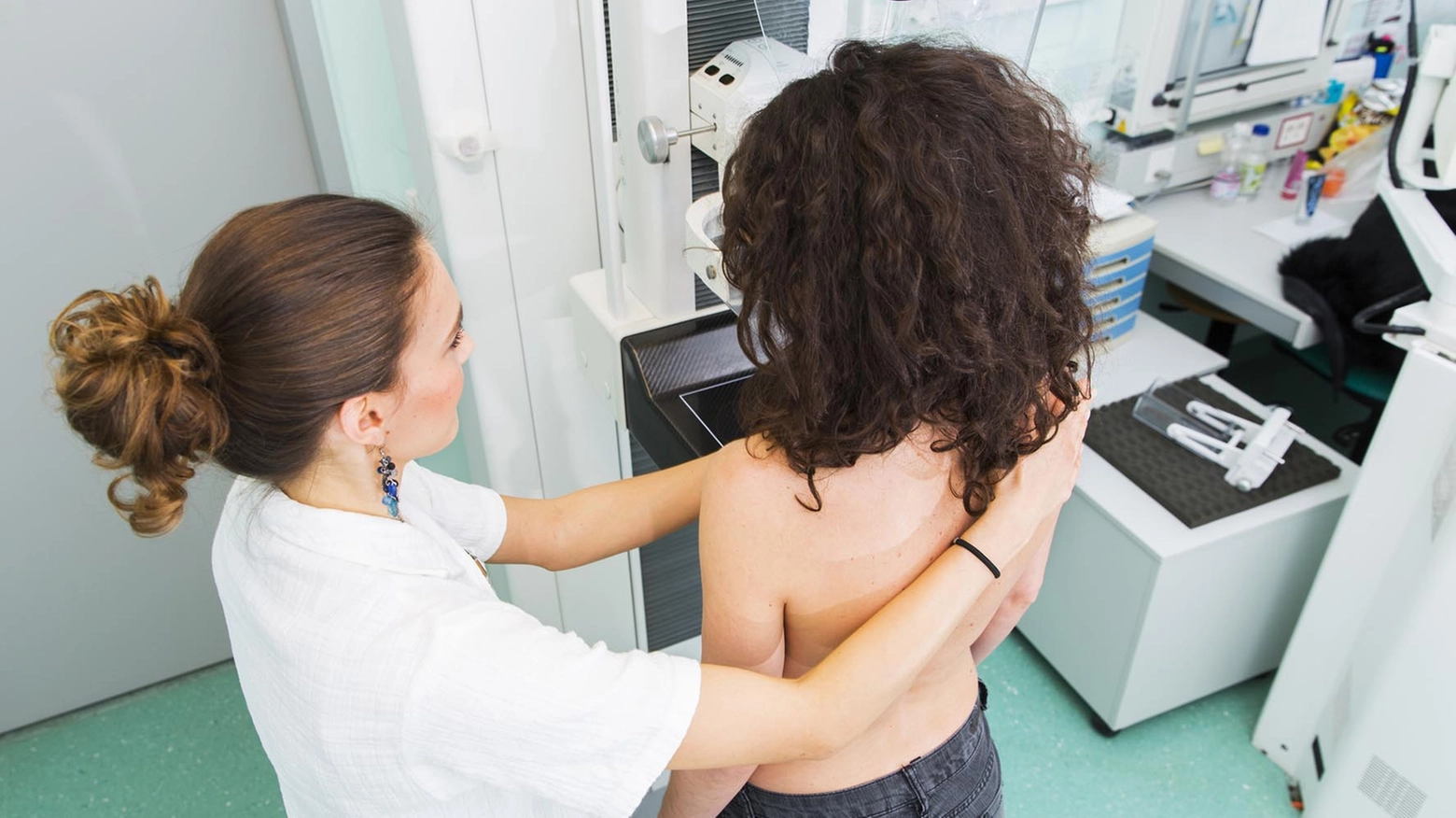 Una mammografia. Molti gli esami e gli screening persi a causa del coronavirus (Radaelli)