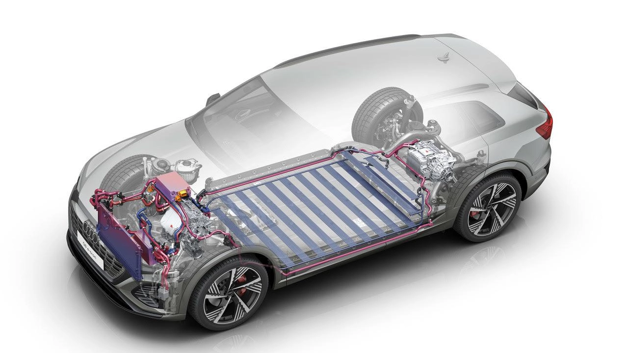 Il sistema di trazione elettrica di Audi Q8 e-tron Elaborate con Ionity