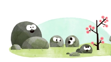 Equinozio di primavera, il doodle di Google