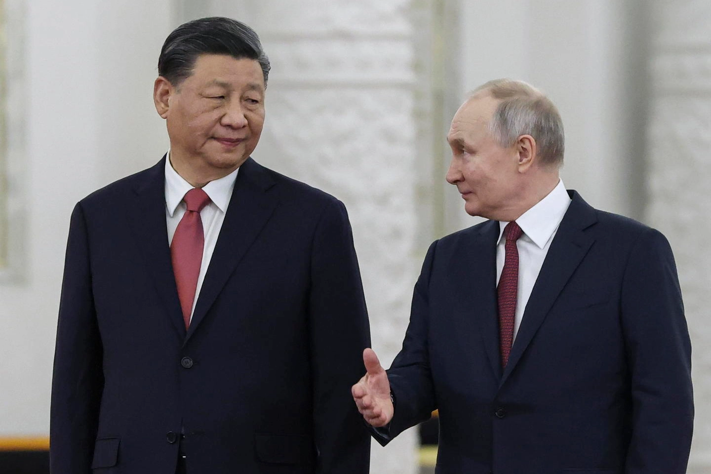 Xi Jinping e Vladimir Putin (Ansa)