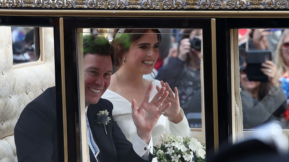 Eugenia di York il giorno del matrimonio - Foto: LaPresse / Daniel LEAL-OLIVAS / AFP