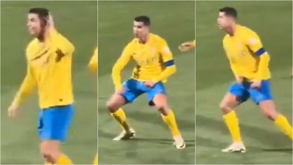 CR7 non ha gradito i cori dei tifosi dell’Al-Shabab inneggianti a Messi e ha reagito dopo un gol