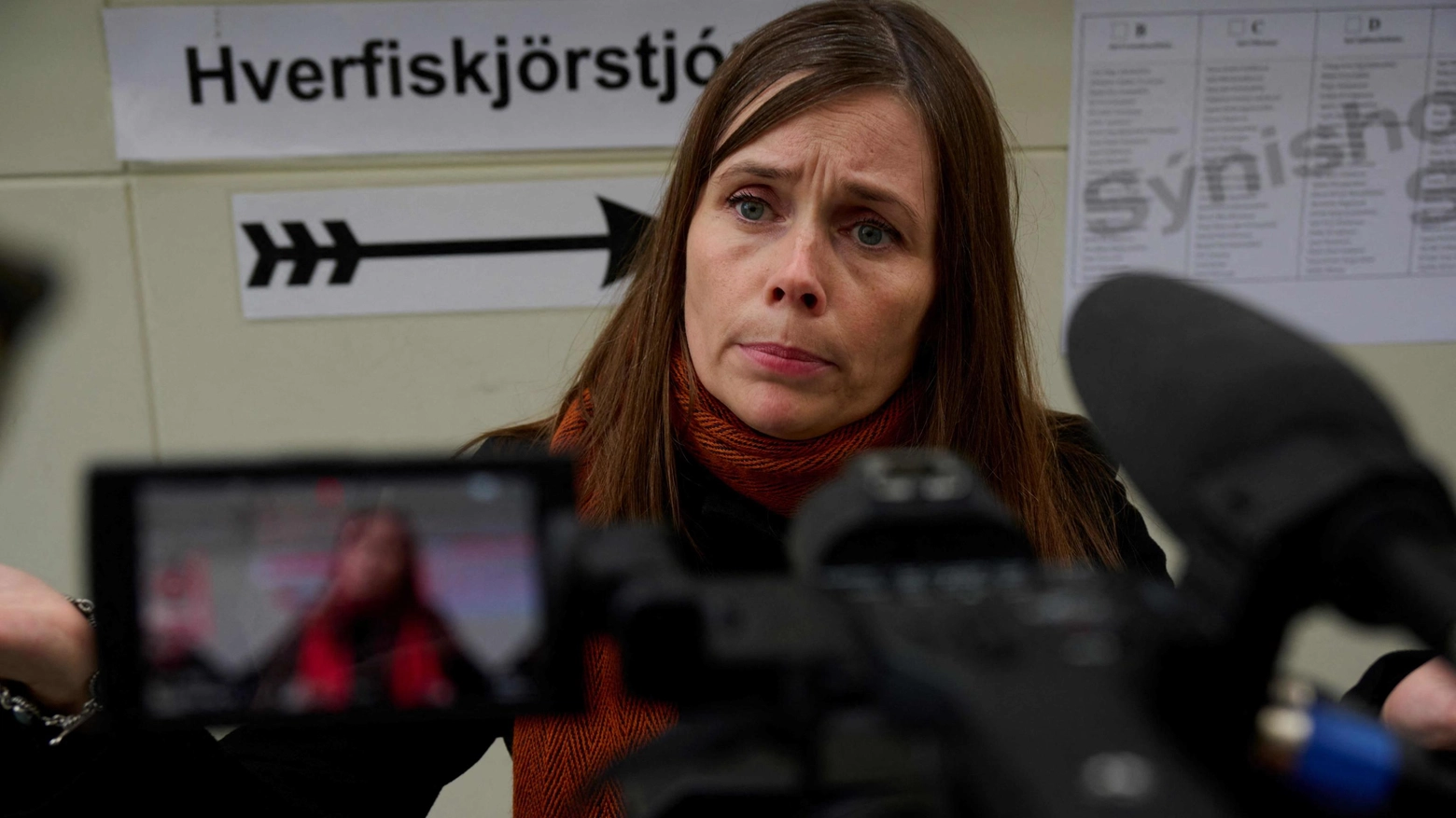 La premier uscente dell'Islanda, Katrín Jakobsdottir 