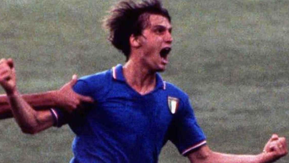 L’esultanza di Marco Tardelli dopo il secondo gol alla Germania nel Mondiale ’82