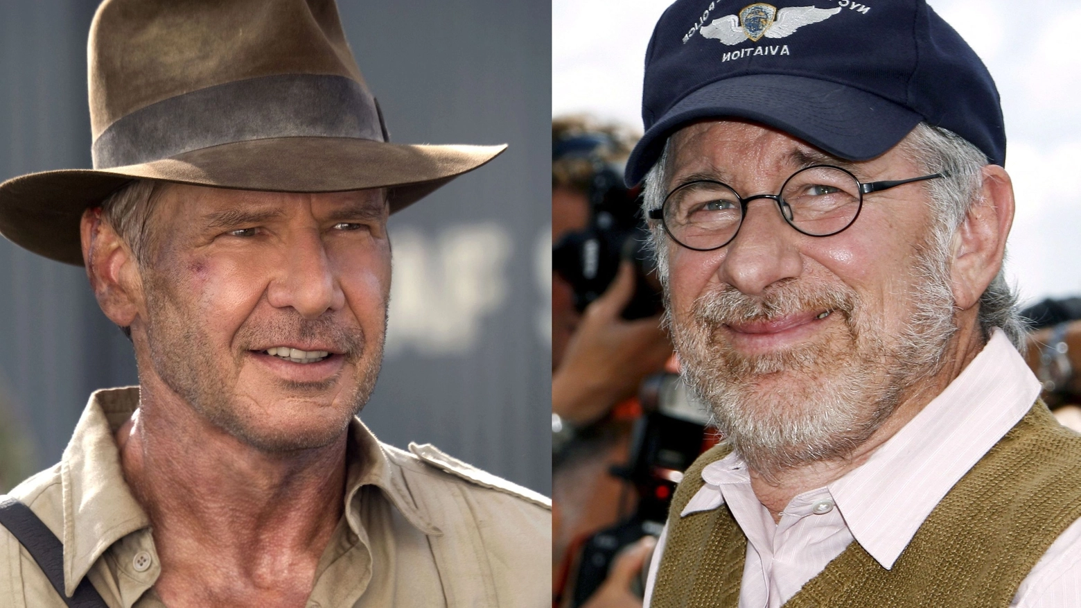 Harrison Ford e Steven Spielberg (combo)