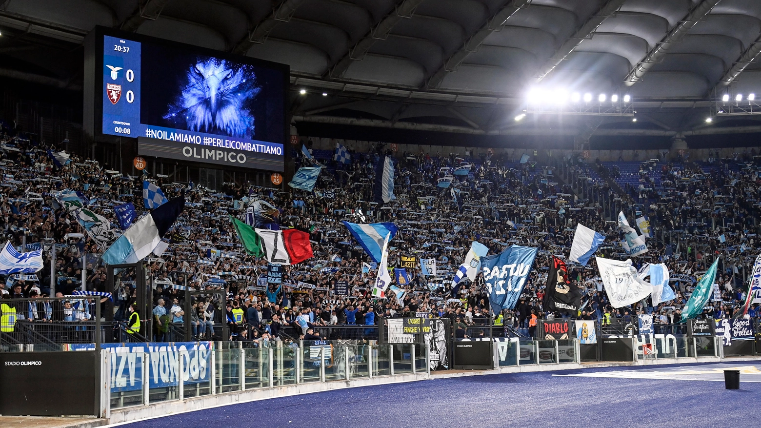 Gli ultras della Lazio non saranno allo stadio per la sfida contro il Milan