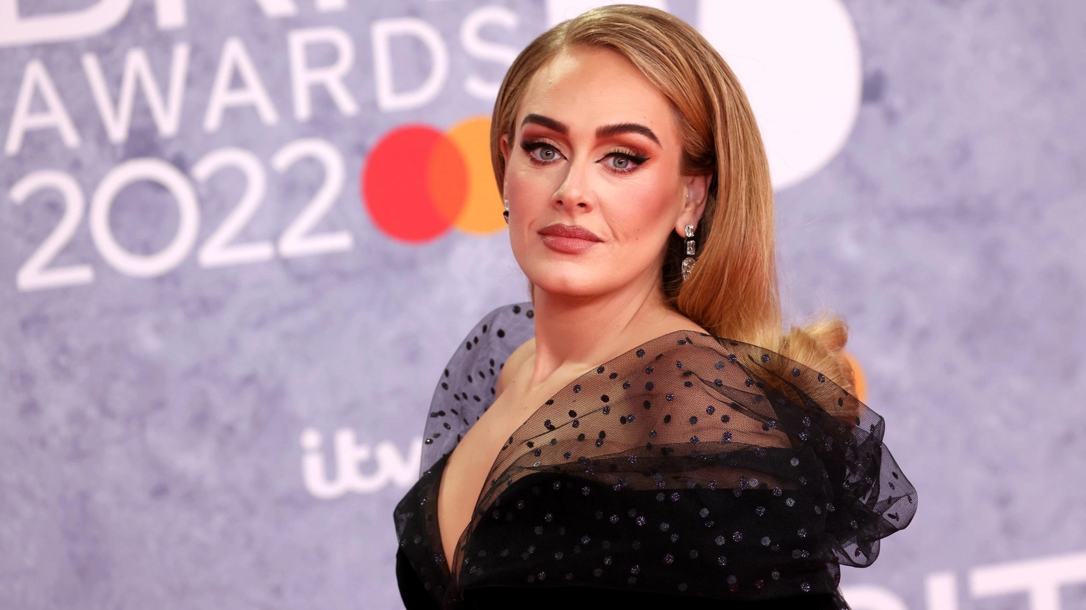 Adele al Brit Awards 2022 - Crediti Ansa Foto