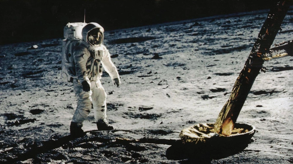 Buzz Aldrin sulla Luna