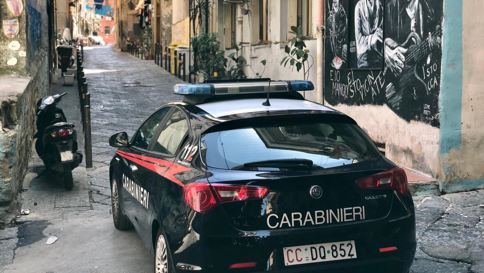 I carabinieri nel centro di Napoli