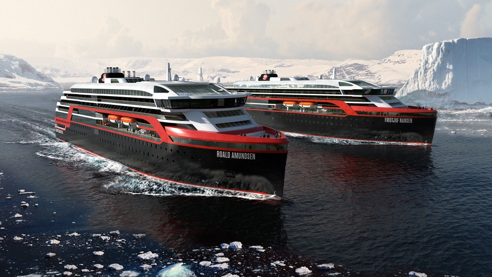 Le navi da crociera con motori a tecnologia ibrida di Hurtigruten - Foto: Hurtigruten 