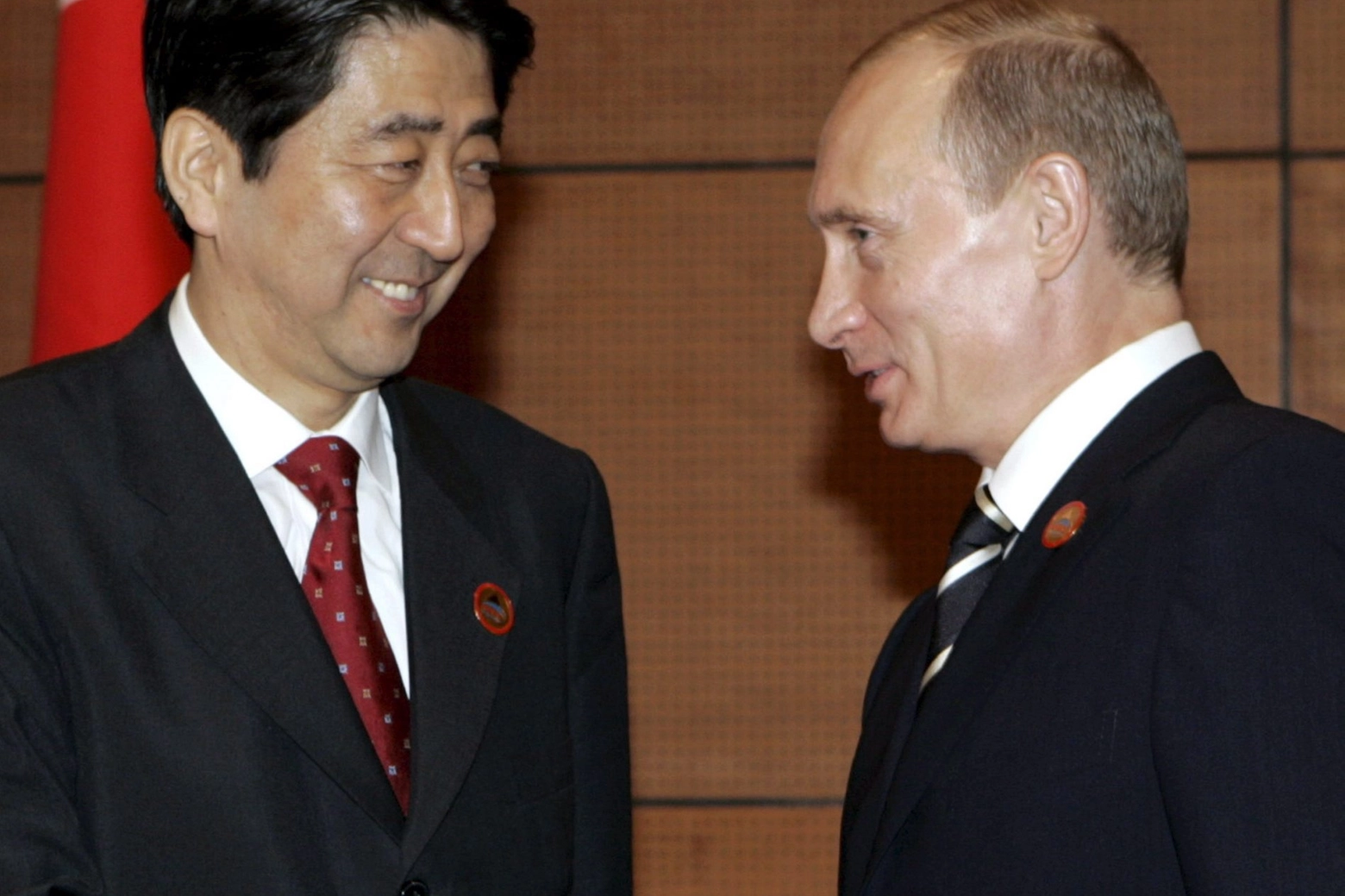 Shinzo Abe e Putin nel 2006 