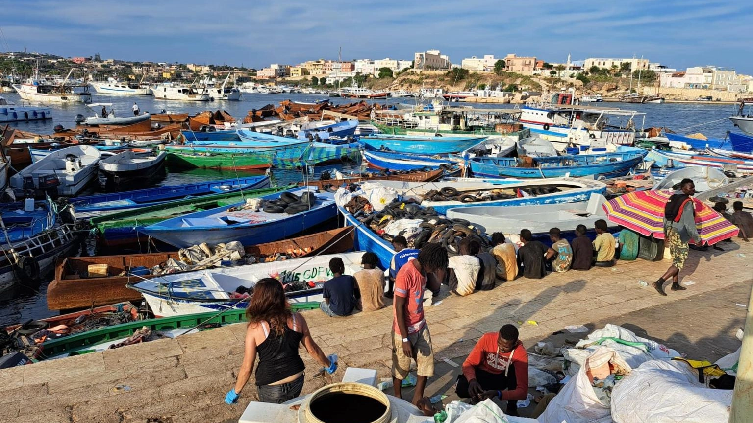 Arrivi irregolari nel Mediterraneo centrale, +96% secondo Frontex