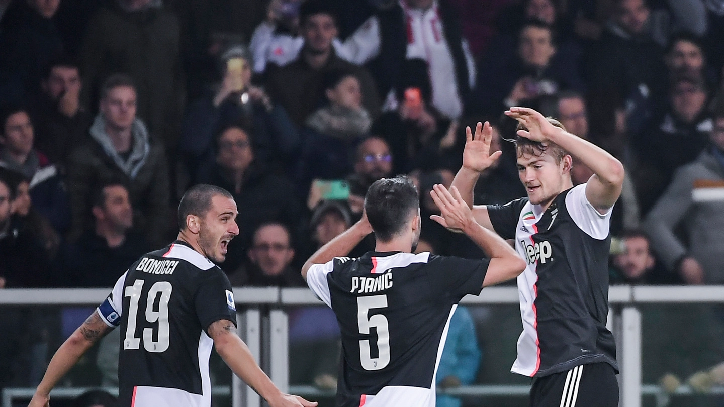 Torino-Juve, De Ligt in gol (LaPresse)