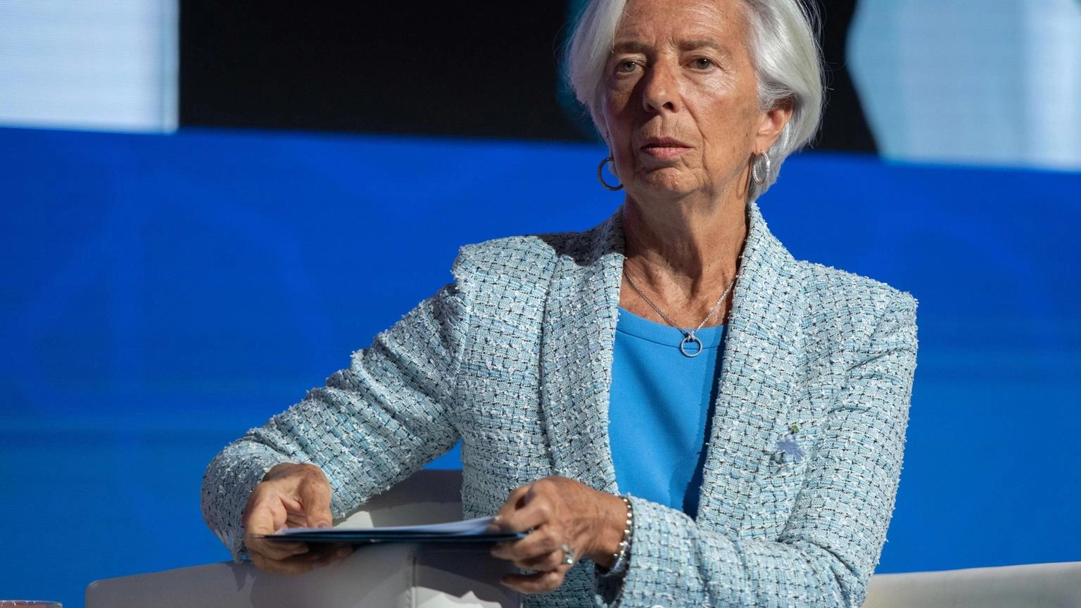 Lagarde, 'con nuovi shock dovremo riconsiderare i tassi'