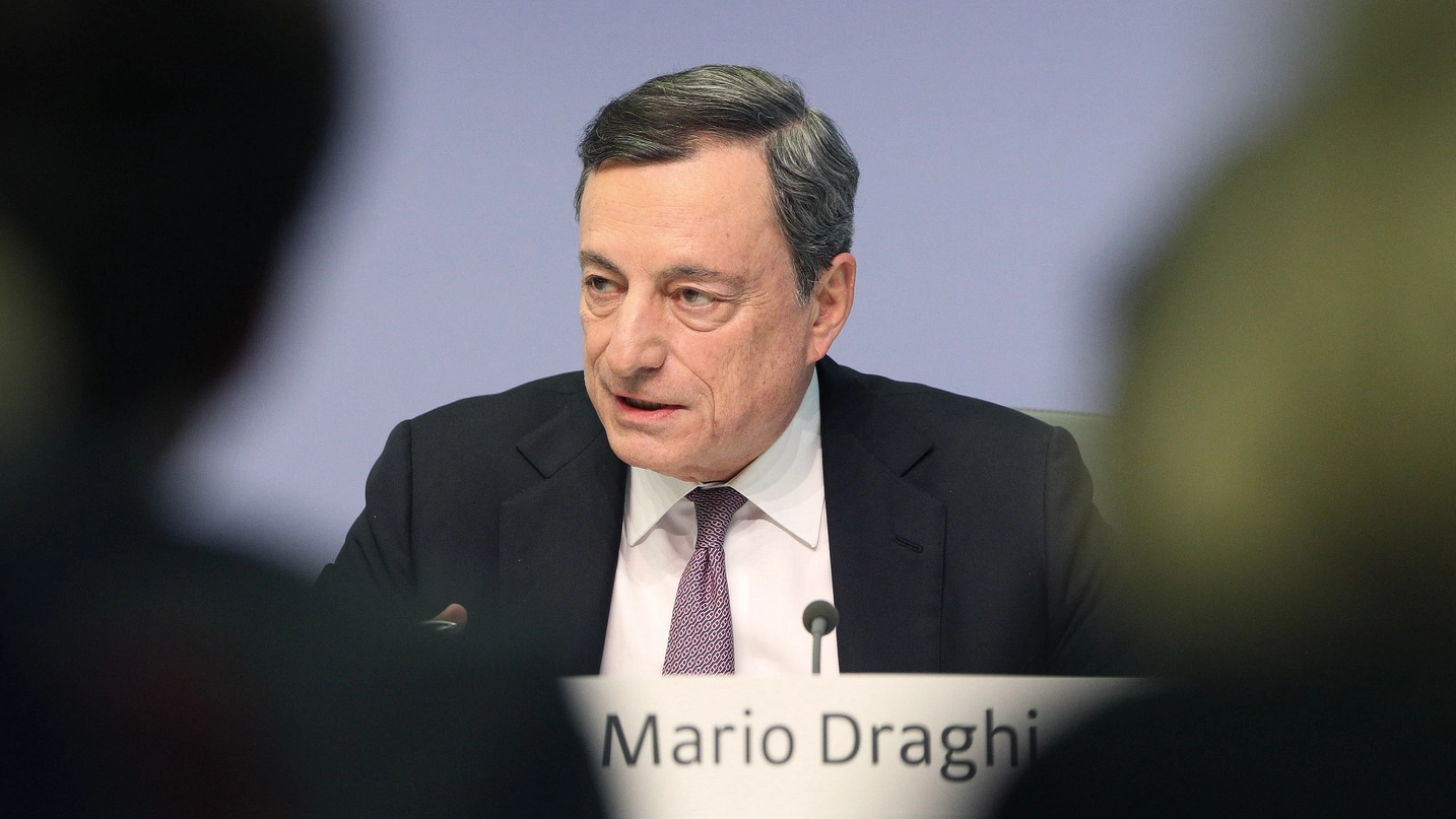 Mario Draghi, presidente della Bce (LaPresse)